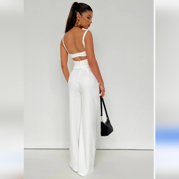 Princess Polly Briana Set White Size 6 - Picture 2 of 15